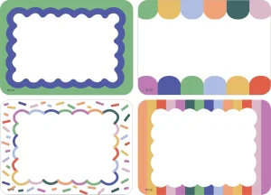 Color Crush Name Tags/Labels - Multi-Pack