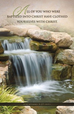 Image of Bulletin – Baptized into Christ (Pack of 100)