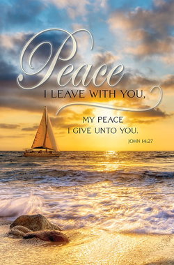 Image of Bulletin General Peace I Leave With You John 14:27 (pkg of 100)