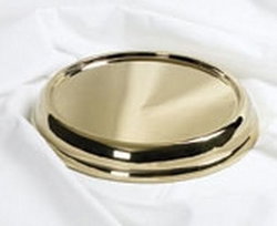 Image of Communion Brass Stacking Bread Plate Base