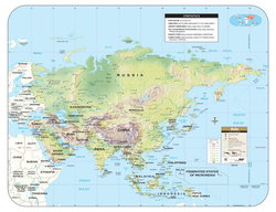 Image of Map: Asia Laminated 28′ x 38′