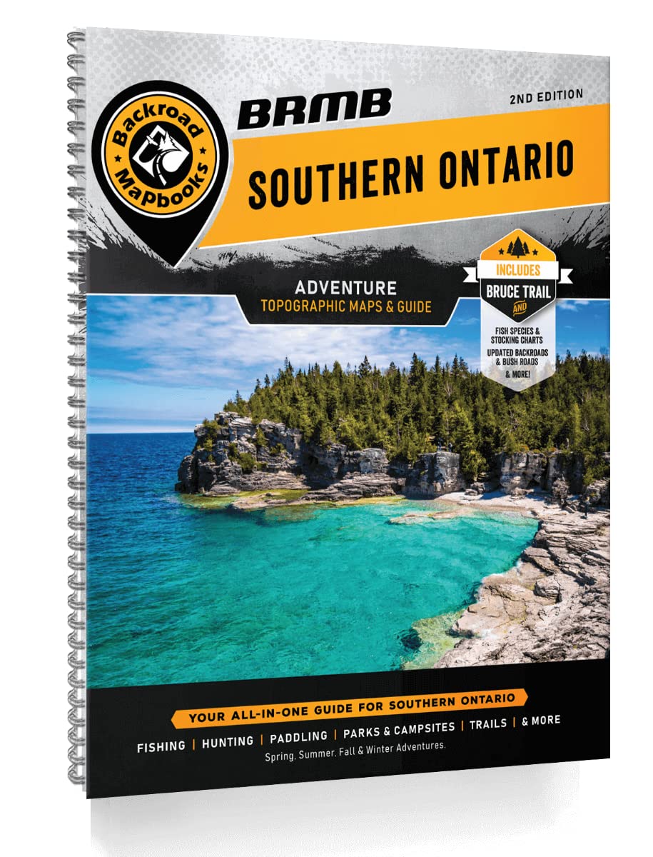 Image of Southern Ontario Backroad Map Book 8.5×11
