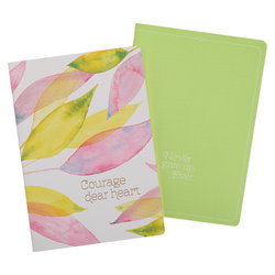 Image of Notebook Set 2pc Citrus Leaves