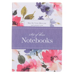 Image of Notebook Set 3pc White Num. 6:24, Blue Num. 6:25, Num. 6:26