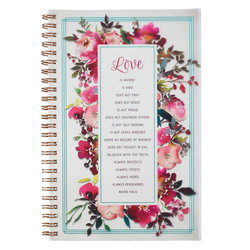 Image of Notebook Wirebound Love 1 Cor. 13:4-7