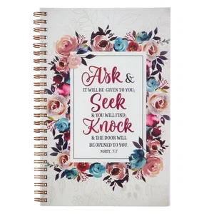 Notebook Wirebound Ask, Seek, Knock Matt. 7:7