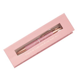 Image of Pen in Gift Box Pink Trust in the Lord Prov. 3:5