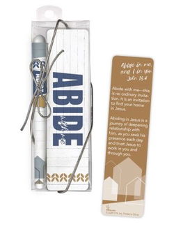 Image of Abide With Me Bookmark & Pen Set