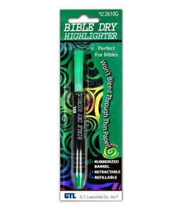 Image of Bible Dry Highlighter – Green Carded
