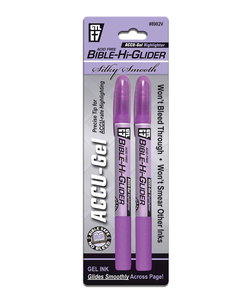 Image of Accu-Gel Bible-Hi-Glider Violet – 2 pk