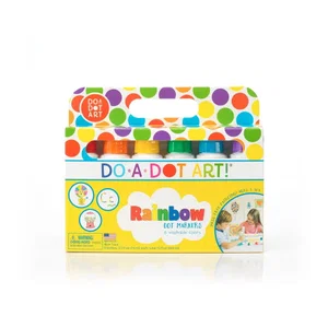 Dot Markers Rainbow - 6 pk