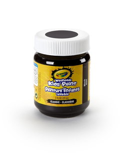 Image of Crayola Black Washable Paint – 2 fl. oz