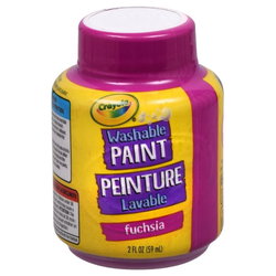 Image of Crayola Fuchsia Washable Paint – 2 fl. oz