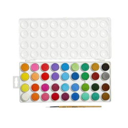 Image of Kingsart Watercolor Pan Paint Set – 36 Colours