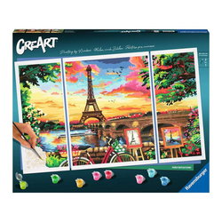 Image of CreArt Adult – Paris Reflections – Paint By Number 31’x20′