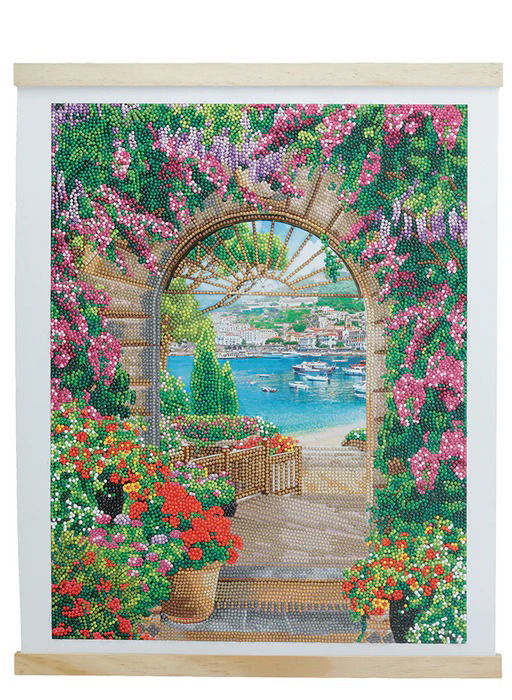 Image of Crystal Art Scroll Kit: Window to Paradise