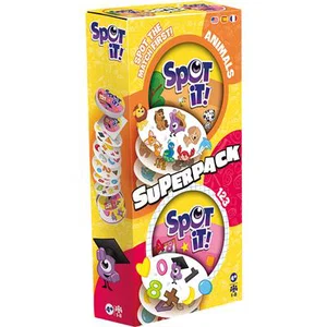 Spot It! Super Pack (Animals + 123)