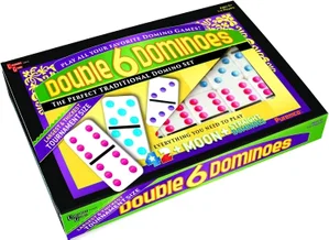 Double 6 Color Dot Dominoes