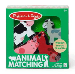Image of Wooden Animal Matching Farm