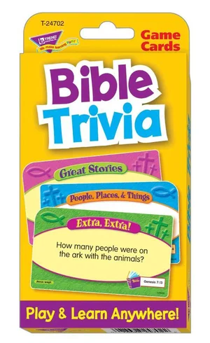 Bible Trivia Challenge Card Game