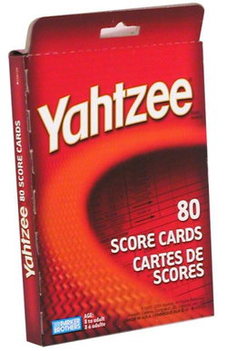 Image of Yahtzee Score Cards