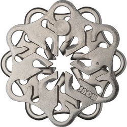 Image of Cast Snow Metal Puzzle  Level 7