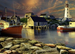 Image of Puzzle Lighthouse & Boats 1000 Pc.