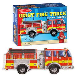 Image of Puzzle Floor Giant Fire Truck