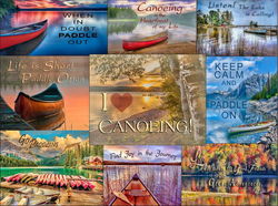 Image of Puzzle Canoe Collage 1000 Pc.