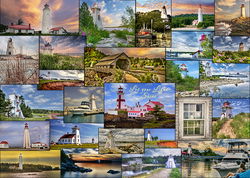 Image of Puzzle Lighthouse Collage 1000 Pc.
