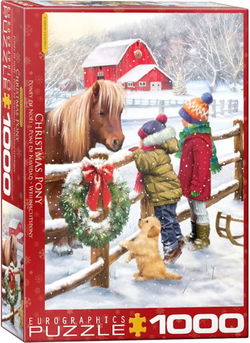 Image of 1000 Pc Puzzle – Christmas Pony