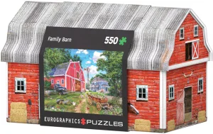 Family Farm Tin 550 Pc Puzzle