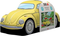Image of 550 Pc Puzzle – VW Beetle Camping Shaped Tin