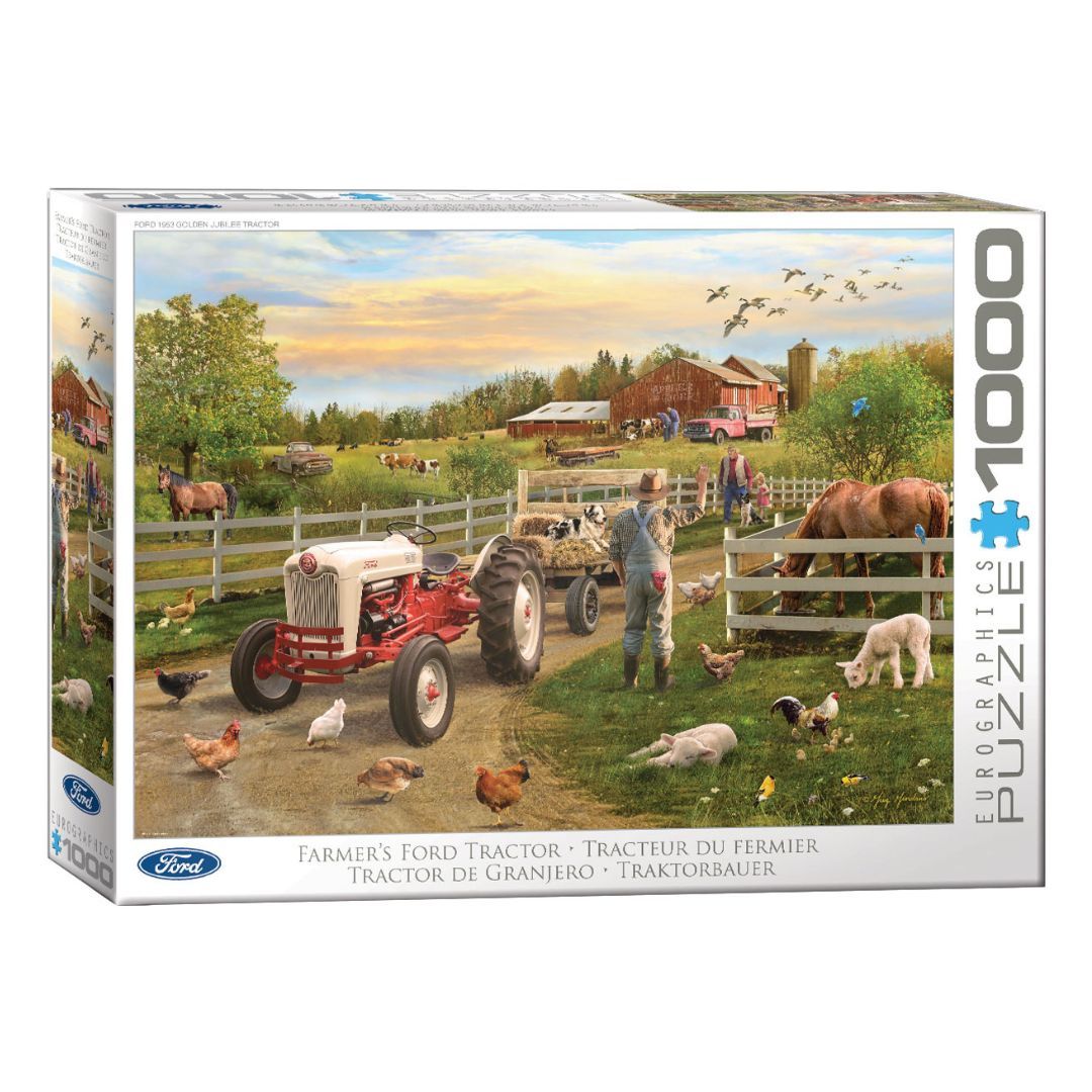 Image of 1000 Pc Puzzle – Farmer’s Ford Tractor