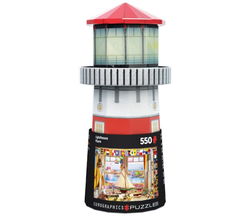 Image of 550 Pc Puzzle Lighthouse Tin