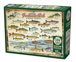 Image of 1000 Pc Puzzle – Freshwater Fish of North America