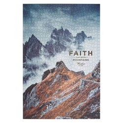 Image of Puzzle 1000 pc. Faith Mountains Matt. 17:20
