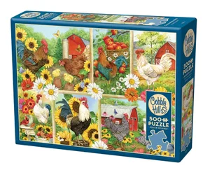 500 Pc Puzzle - Cockadoodledo
