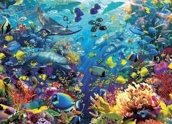 Image of Puzzle Underwater Paradise 9000 pc
