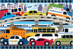 Image of Traffic Jam 24pc Floor Puzzle