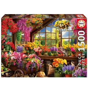 1500 Pc Puzzle Cobertizo De Jardinería F