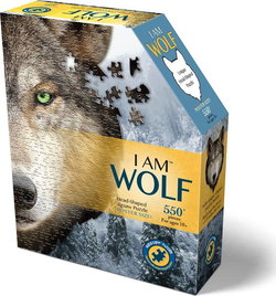Image of Puzzle Shaped I am Wolf 550 pc