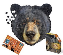 Image of Puzzle Shaped I am Bear 550 pc