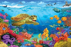 Image of Puzzle Floor Ocean Reef 36 pc