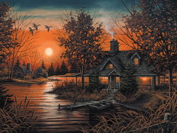Image of Puzzle Cattail Cove 500 pc.- Discontinued