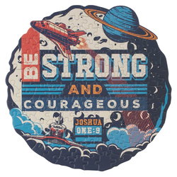 Image of Puzzle 140 pc. Be Strong and Courageous Josh 1:9