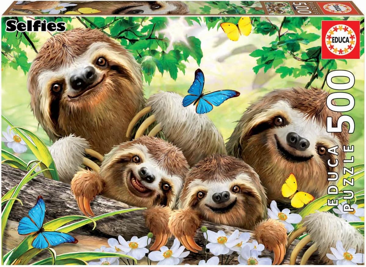 Educa 500 Sloth Family Selfie