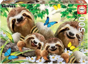 Educa 500 Sloth Family Selfie