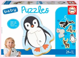 Educa 5 Set Polar Animals Puzzle