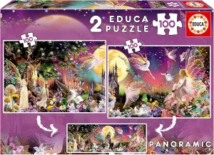 Educa 2X100 Fairy Triptych